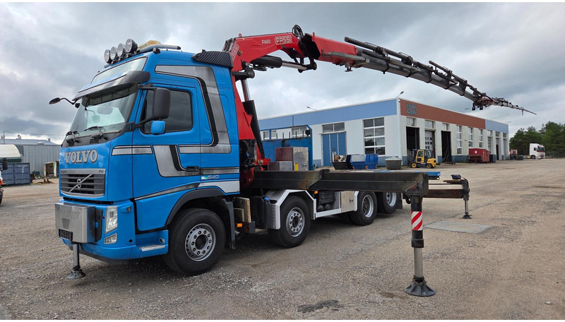 Volvo FH540 8X2 FASSI F660 + Jib max 33,5m. - משאית צד נופל/ שטוחה, משאית מנוף: תמונה 1 Volvo FH540 8X2 FASSI F660 + Jib max 33,5m. - משאית צד נופל/ שטוחה, משאית מנוף: תמונה 1