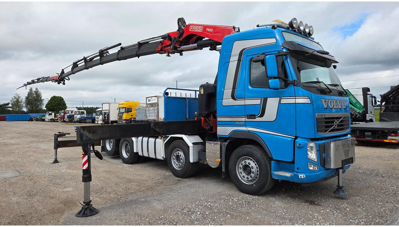 Volvo FH540 8X2 FASSI F660 + Jib max 33,5m. - משאית צד נופל/ שטוחה, משאית מנוף: תמונה 2 Volvo FH540 8X2 FASSI F660 + Jib max 33,5m. - משאית צד נופל/ שטוחה, משאית מנוף: תמונה 2