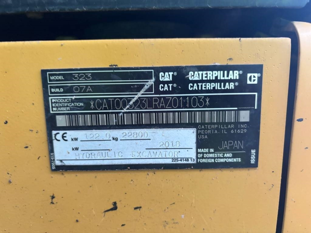 CAT 323 (Under Preparation) - מחפר סורק: תמונה 3 CAT 323 (Under Preparation) - מחפר סורק: תמונה 3