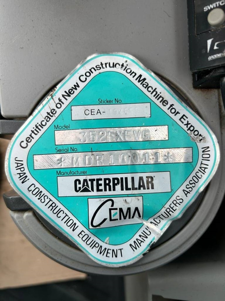 הַחכָּרָה CAT 352 F XE  CAT 352 F XE: תמונה 13