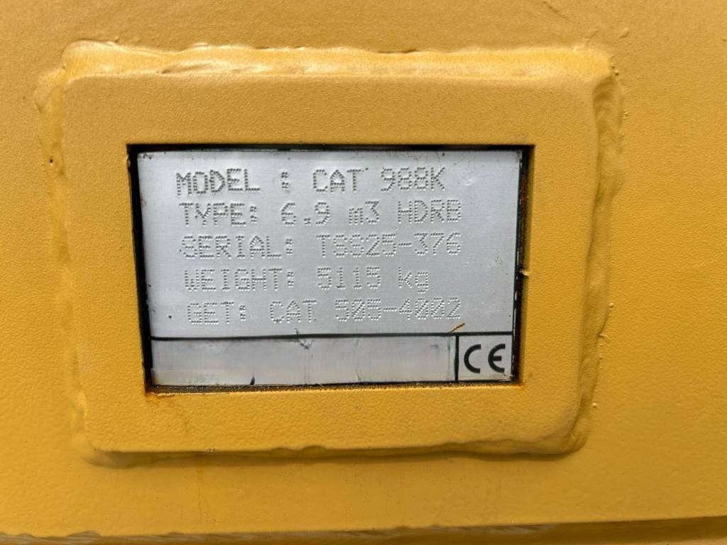 CAT 988 K Rock Bucket - דלי עבור מכונת בנייה: תמונה 5 CAT 988 K Rock Bucket - דלי עבור מכונת בנייה: תמונה 5
