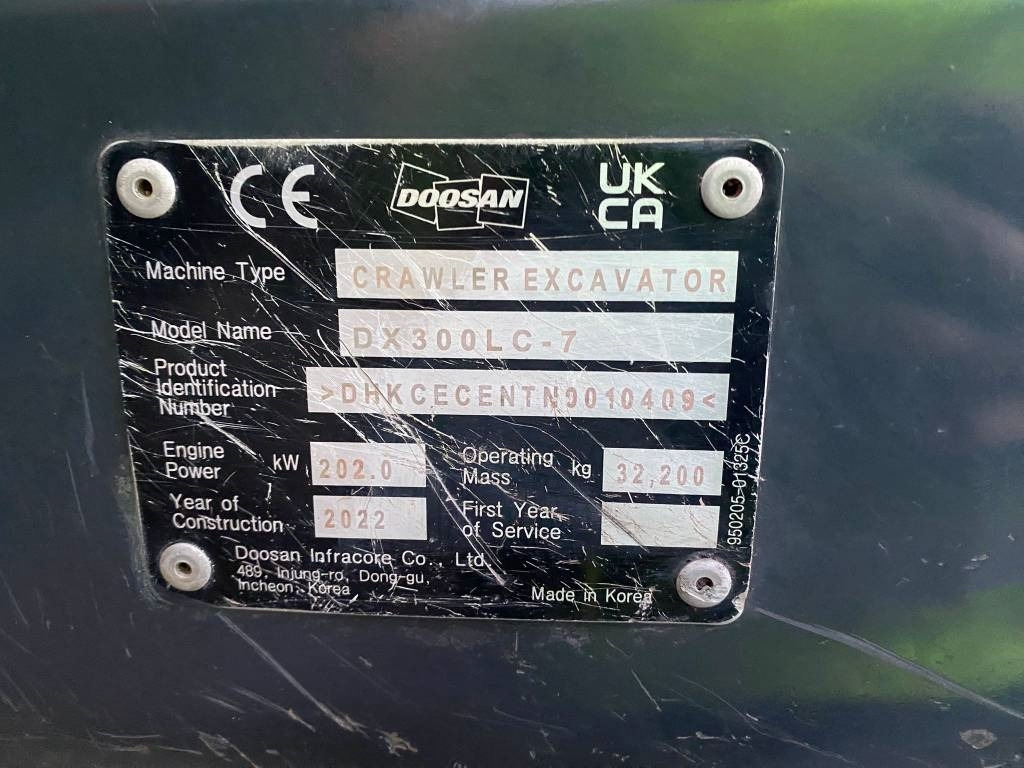 מחפר סורק Doosan DX 300 LC-7: תמונה 9 מחפר סורק Doosan DX 300 LC-7: תמונה 9