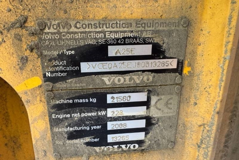 Volvo A 25 E (On Transport) - מסיר פסולת מפרקי: תמונה 2 Volvo A 25 E (On Transport) - מסיר פסולת מפרקי: תמונה 2