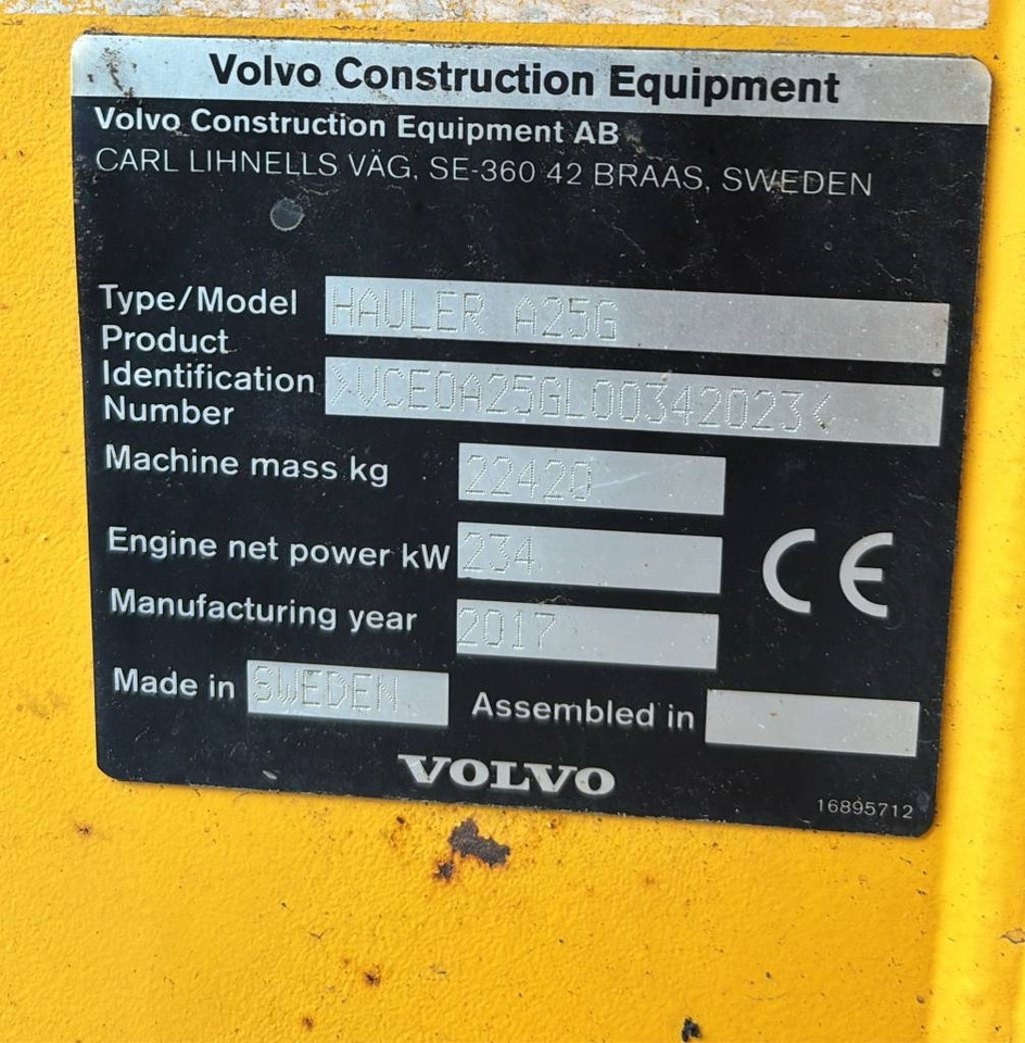Volvo A 25 G (Under Preparation) - מסיר פסולת מפרקי: תמונה 2 Volvo A 25 G (Under Preparation) - מסיר פסולת מפרקי: תמונה 2