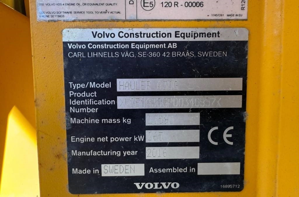 Volvo A 30 G (On Transport) - מסיר פסולת מפרקי: תמונה 2 Volvo A 30 G (On Transport) - מסיר פסולת מפרקי: תמונה 2