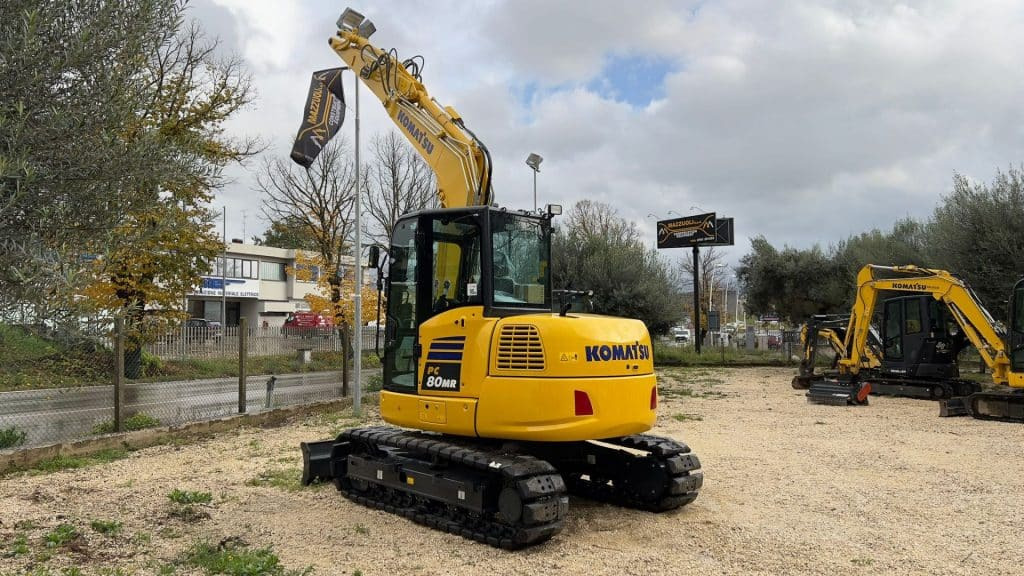Komatsu PC80 MR-5 - מיני מחפר: תמונה 2 Komatsu PC80 MR-5 - מיני מחפר: תמונה 2