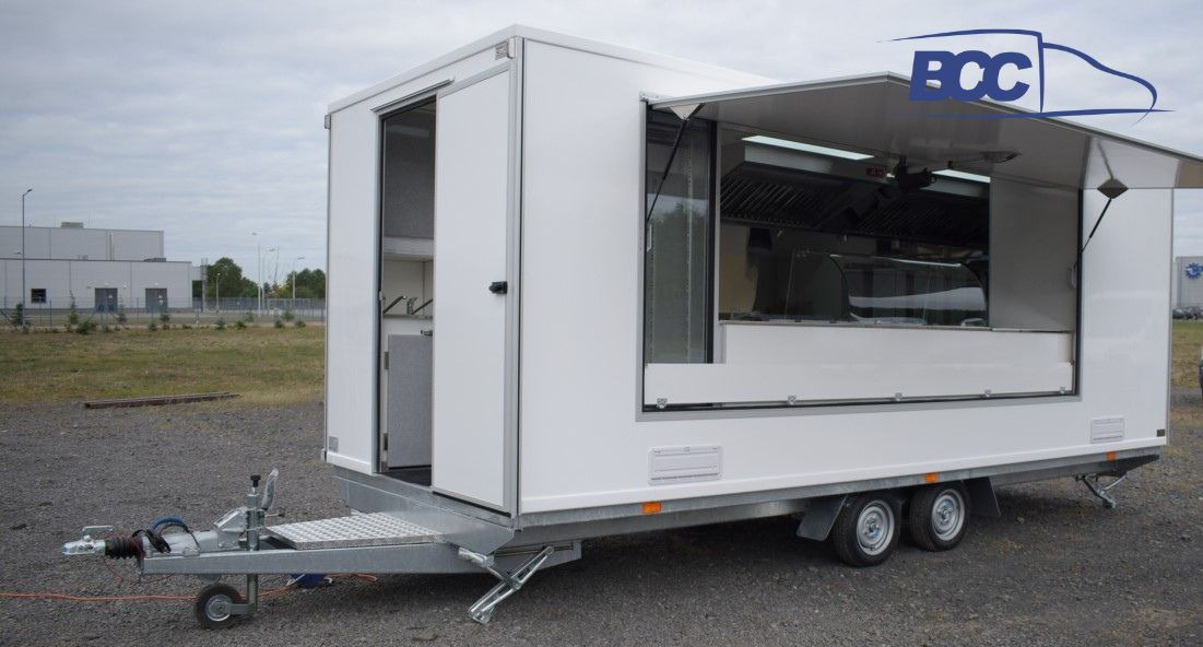 BCC POLSKA - PRZYCZEPA GASTRONOMICZNA - FOOD TRUCK - CATERING TRAILER - HANDLOWA, PIZZA, BURGER, KEBAB, KURCZAK Z ROŻNA, LODY, KAWA, PĄCZKI - קרון נגרר לממכר: תמונה 1 BCC POLSKA - PRZYCZEPA GASTRONOMICZNA - FOOD TRUCK - CATERING TRAILER - HANDLOWA, PIZZA, BURGER, KEBAB, KURCZAK Z ROŻNA, LODY, KAWA, PĄCZKI - קרון נגרר לממכר: תמונה 1