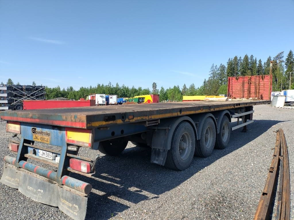 GT trailer Vahva tasalava,hyvillä sidontapisteillä - סמיטריילר צד נופל/ שטוח: תמונה 2 GT trailer Vahva tasalava,hyvillä sidontapisteillä - סמיטריילר צד נופל/ שטוח: תמונה 2