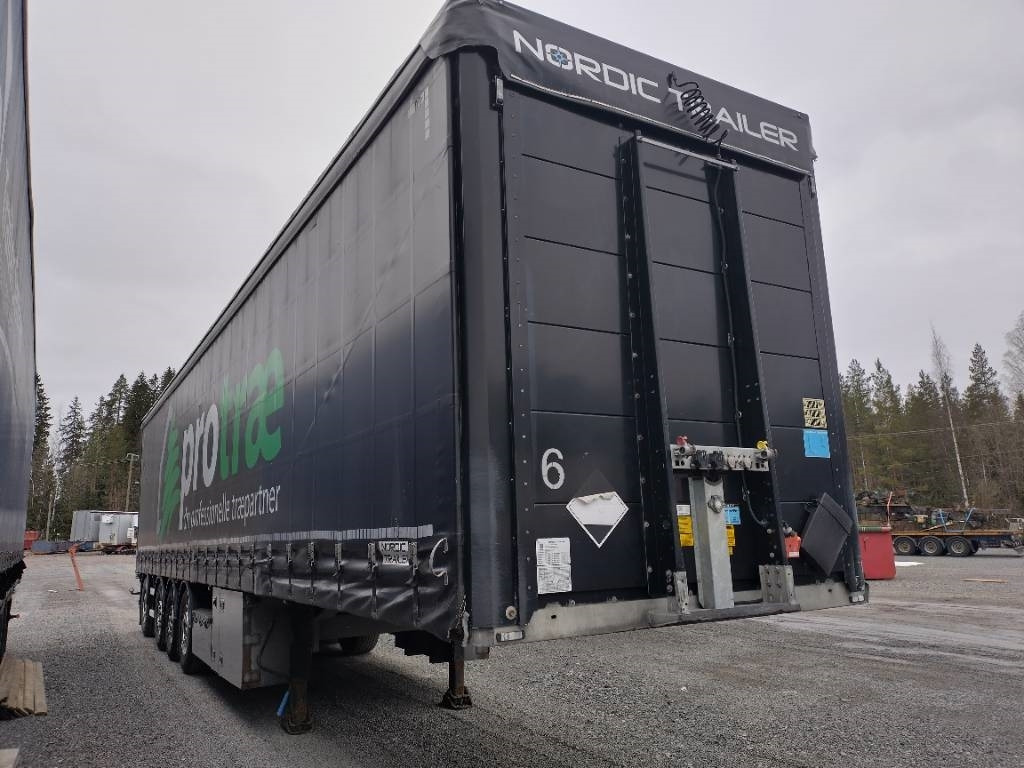 Nordic Trailer 4 aks. 30tn kapellivaunu - סמיטריילר עם וילונות צד: תמונה 5 Nordic Trailer 4 aks. 30tn kapellivaunu - סמיטריילר עם וילונות צד: תמונה 5