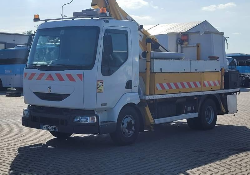 Renault MIDLUM 180 DCI / SPROWADZONA / ZWYŻKA - פלטפורמה אווירית מותקנת על משאית: תמונה 2 Renault MIDLUM 180 DCI / SPROWADZONA / ZWYŻKA - פלטפורמה אווירית מותקנת על משאית: תמונה 2
