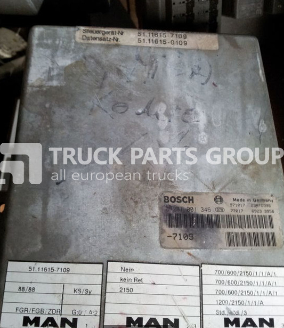 MAN ECU EDC, engine control unit 4 series , L2000, 51116167173, 5111 control unit - ECU עבור משאית: תמונה 5 MAN ECU EDC, engine control unit 4 series , L2000, 51116167173, 5111 control unit - ECU עבור משאית: תמונה 5