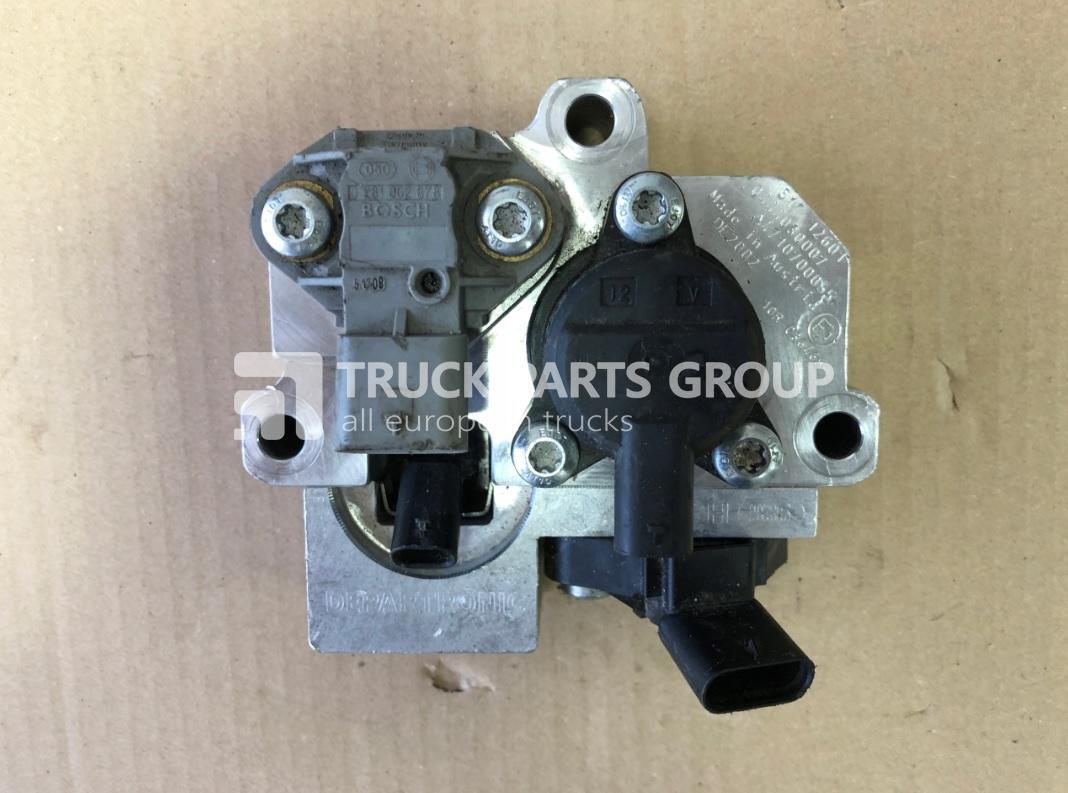 Mercedes Benz Actros, Arox, MP4 EURO 6, EURO6 emission, AD BLUE metering unit, doser block assembly, 4710700055, 0444030010 BOSCH DeNOx dosing module, DeNOx dozing module element (fuel injector dosing - מערכת פליטה עבור משאית: תמונה 1 Mercedes Benz Actros, Arox, MP4 EURO 6, EURO6 emission, AD BLUE metering unit, doser block assembly, 4710700055, 0444030010 BOSCH DeNOx dosing module, DeNOx dozing module element (fuel injector dosing - מערכת פליטה עבור משאית: תמונה 1