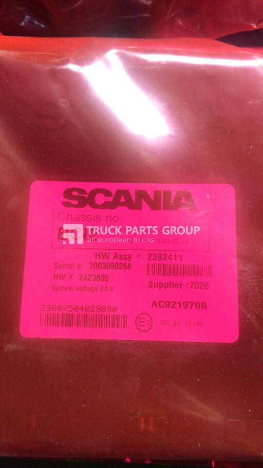SCANIA EURO6, R, P, G, L BCI2 HW Assy 2392411, 2722646 - ECU עבור משאית: תמונה 1 SCANIA EURO6, R, P, G, L BCI2 HW Assy 2392411, 2722646 - ECU עבור משאית: תמונה 1