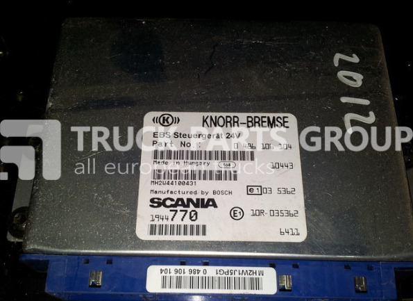 SCANIA T, P, G, R, L series XPI, EURO5, EURO6, EBS, ECU, BMS control un control unit - ECU עבור משאית: תמונה 1 SCANIA T, P, G, R, L series XPI, EURO5, EURO6, EBS, ECU, BMS control un control unit - ECU עבור משאית: תמונה 1