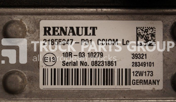 VOLVO FH4 EURO 6 emission, RENAULT T series RANGE, GAMA CCIOM, 2205375 control unit - ECU עבור משאית: תמונה 1 VOLVO FH4 EURO 6 emission, RENAULT T series RANGE, GAMA CCIOM, 2205375 control unit - ECU עבור משאית: תמונה 1