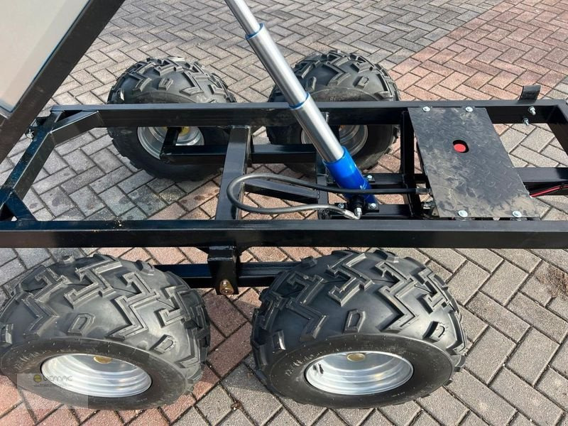 חָדָשׁ מסיר פסולת/ קרון נגרר חקלאי Vemac ATV Anhänger 1200kg Heckkipper Kipper Tandem Quad Traktor NEU: תמונה 11