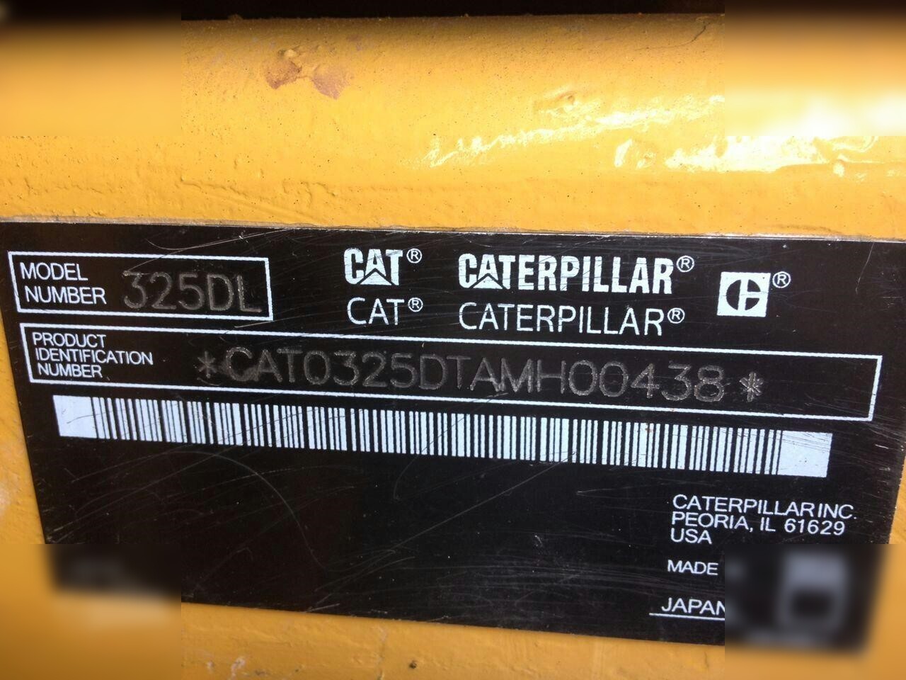 CATERPILLAR 325DL - מחפר סורק: תמונה 5 CATERPILLAR 325DL - מחפר סורק: תמונה 5
