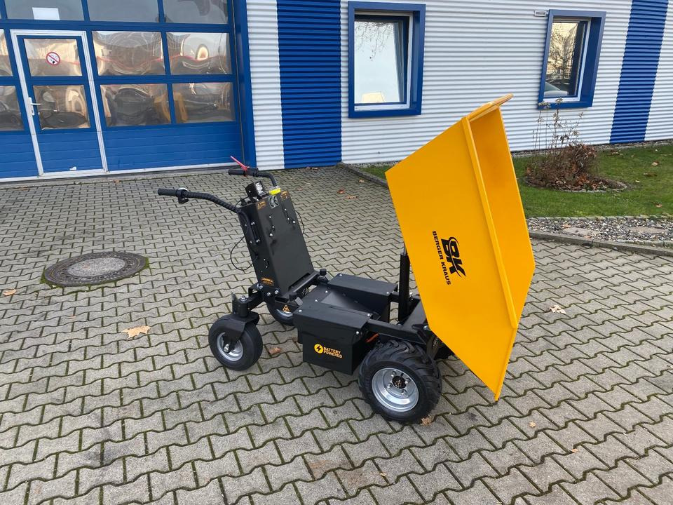 Elektroschubkarre / E-Dumper BK500HE Hydraulisch Kippbar 1000W *INKL.19% MWST*BERGER KRAUS*SOFORT!* - מיני מסיר פסולת: תמונה 2 Elektroschubkarre / E-Dumper BK500HE Hydraulisch Kippbar 1000W *INKL.19% MWST*BERGER KRAUS*SOFORT!* - מיני מסיר פסולת: תמונה 2
