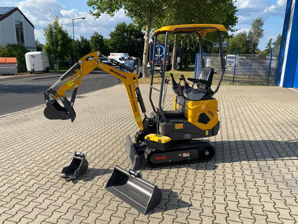 Minibagger BK1000JSR inkl. Schaufelpaket *HERBSTAKTION*INKL.19% MWST*BERGER KRAUS*VERSTELLFAHRWERK* SOFORT!* - מיני מחפר: תמונה 2 Minibagger BK1000JSR inkl. Schaufelpaket *HERBSTAKTION*INKL.19% MWST*BERGER KRAUS*VERSTELLFAHRWERK* SOFORT!* - מיני מחפר: תמונה 2