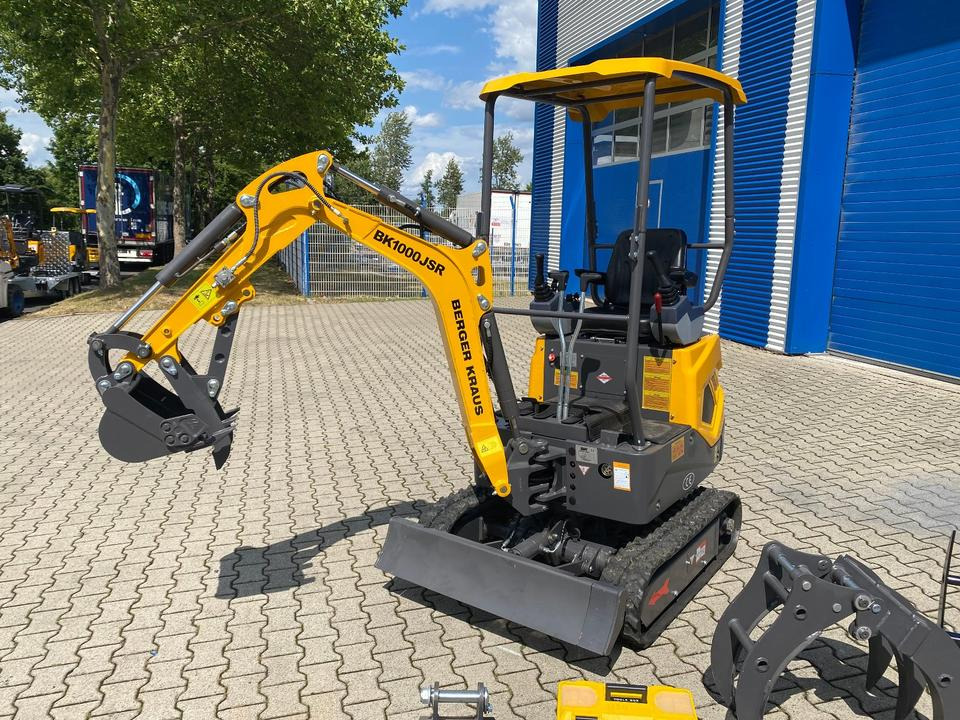 מיני מחפר Minibagger BK1000JSR inkl. kleinem Zubehörpaket *HERBSTAKTION*INKL.19% MWST*BERGER KRAUS* VERSTELLFAHRWERK*SOFORT!*: תמונה 15