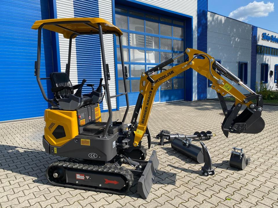 מיני מחפר Minibagger BK1000JSR inkl. kleinem Zubehörpaket *HERBSTAKTION*INKL.19% MWST*BERGER KRAUS* VERSTELLFAHRWERK*SOFORT!*: תמונה 6