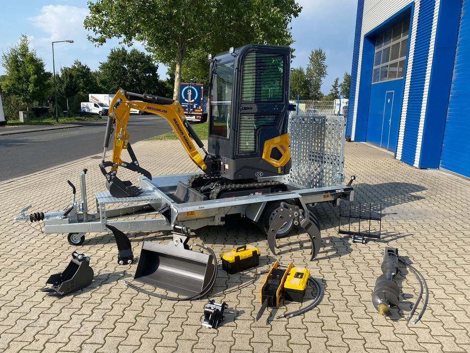 Minibagger BK1250KJSR + Tieflader + Zubehör *INKL.19% MWST*BERGER KRAUS*VERSTELLFAHRWERK* KUBOTA*SOFORT!* - מיני מחפר: תמונה 2 Minibagger BK1250KJSR + Tieflader + Zubehör *INKL.19% MWST*BERGER KRAUS*VERSTELLFAHRWERK* KUBOTA*SOFORT!* - מיני מחפר: תמונה 2