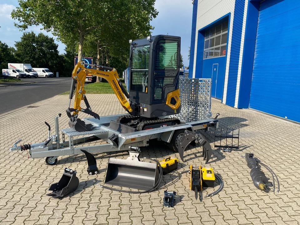 Minibagger BK1250KJSR + Tieflader + Zubehör *INKL.19% MWST*BERGER KRAUS*VERSTELLFAHRWERK* KUBOTA*SOFORT!* - מיני מחפר: תמונה 1 Minibagger BK1250KJSR + Tieflader + Zubehör *INKL.19% MWST*BERGER KRAUS*VERSTELLFAHRWERK* KUBOTA*SOFORT!* - מיני מחפר: תמונה 1