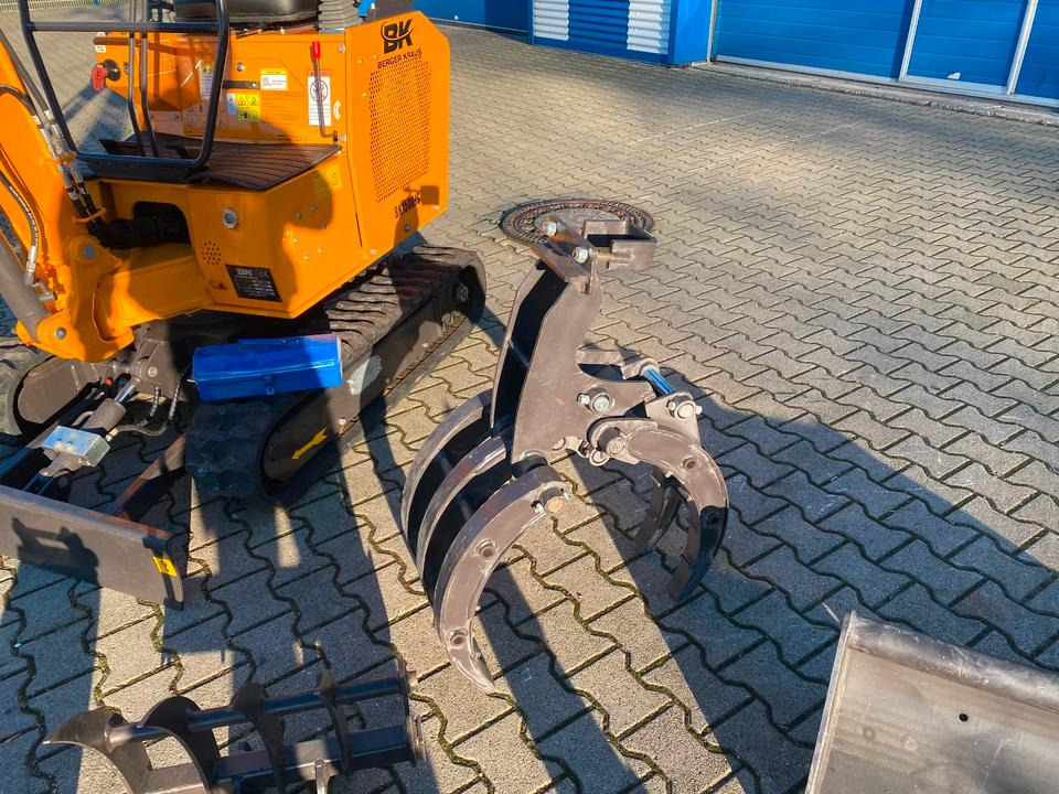 מיני מחפר Minibagger BK1500JS + Zubehör *INKL.19% MWST*BERGER KRAUS*KUBOTA*JOYSTICK*ZUBEHÖRPAKET*SOFORT!*: תמונה 20