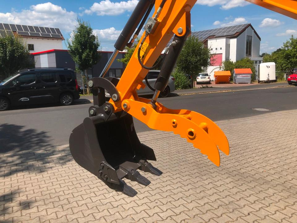 מיני מחפר Minibagger BK1700JS + Schaufelpaket *INKL.19% MWST*BERGER KRAUS*KUBOTA*JOYST*SOFORT!: תמונה 6