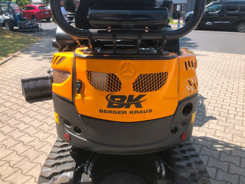 מיני מחפר Minibagger BK1700JS + Schaufelpaket *INKL.19% MWST*BERGER KRAUS*KUBOTA*JOYST*SOFORT!: תמונה 16