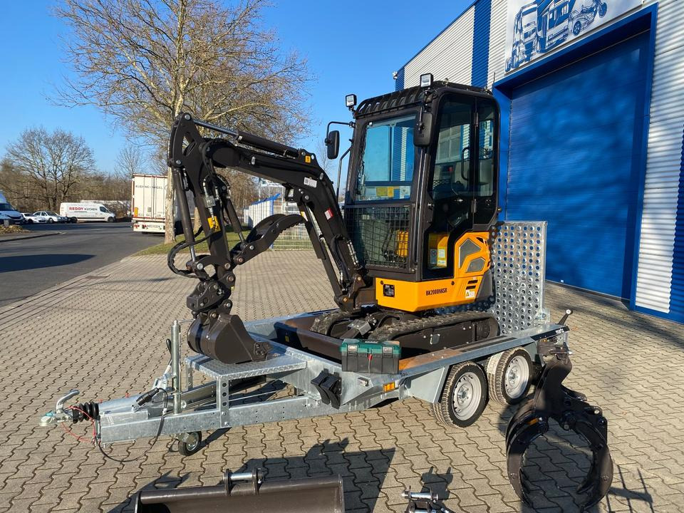Minibagger BK2000NKSR + Tieflader + Zubehör *INKL.19% MWST*BERGER KRAUS*KUBOTA* KLIMA*SCHWENKARM*VERSTELLFAHRWERK* - מיני מחפר: תמונה 3 Minibagger BK2000NKSR + Tieflader + Zubehör *INKL.19% MWST*BERGER KRAUS*KUBOTA* KLIMA*SCHWENKARM*VERSTELLFAHRWERK* - מיני מחפר: תמונה 3