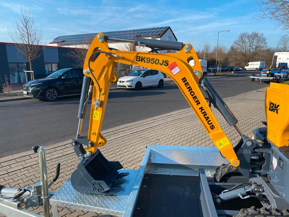 מיני מחפר, קרון נגרר Minibagger BK950JS + Tieflader + Zubehör *INKL.19% MWST*BERGER KRAUS*JOYSTICK*SOFORT!*: תמונה 6