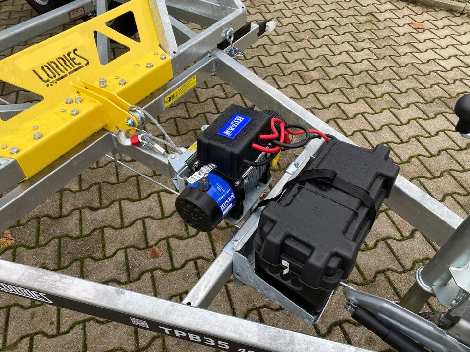 נגרר לגלגל כבלים Vermietung / Kabelanhänger 3500KG E-Winde / Nutzlast 2825KG / Kabeltrommel-Anhänger / Glasfaser/ 3 Tage: תמונה 7