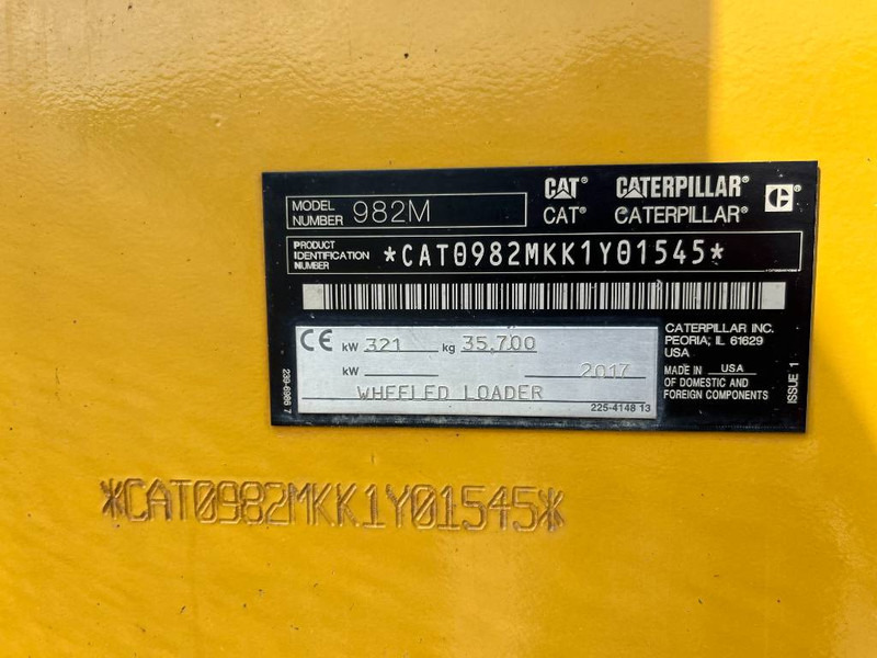 Cat 982M - מעמיס גלגלים: תמונה 5 Cat 982M - מעמיס גלגלים: תמונה 5
