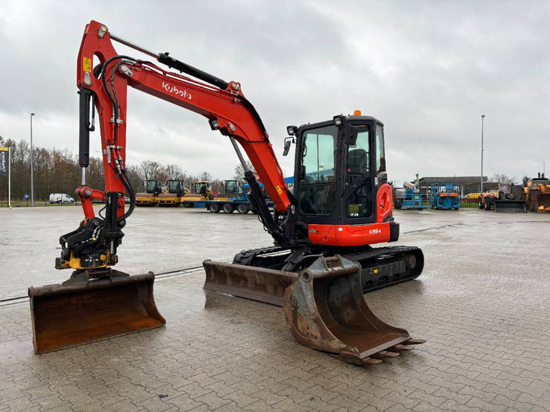 Kubota U55-4 - מיני מחפר: תמונה 1 Kubota U55-4 - מיני מחפר: תמונה 1