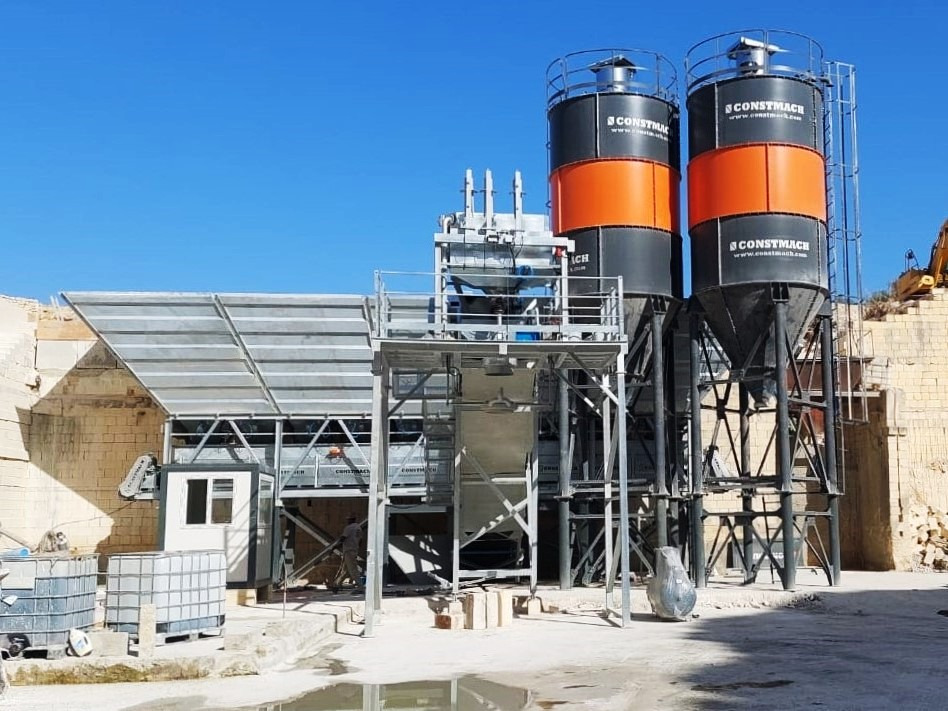Constmach 100 m³/h Dry Type Concrete Batching Plant - מנחית בטון: תמונה 4 Constmach 100 m³/h Dry Type Concrete Batching Plant - מנחית בטון: תמונה 4