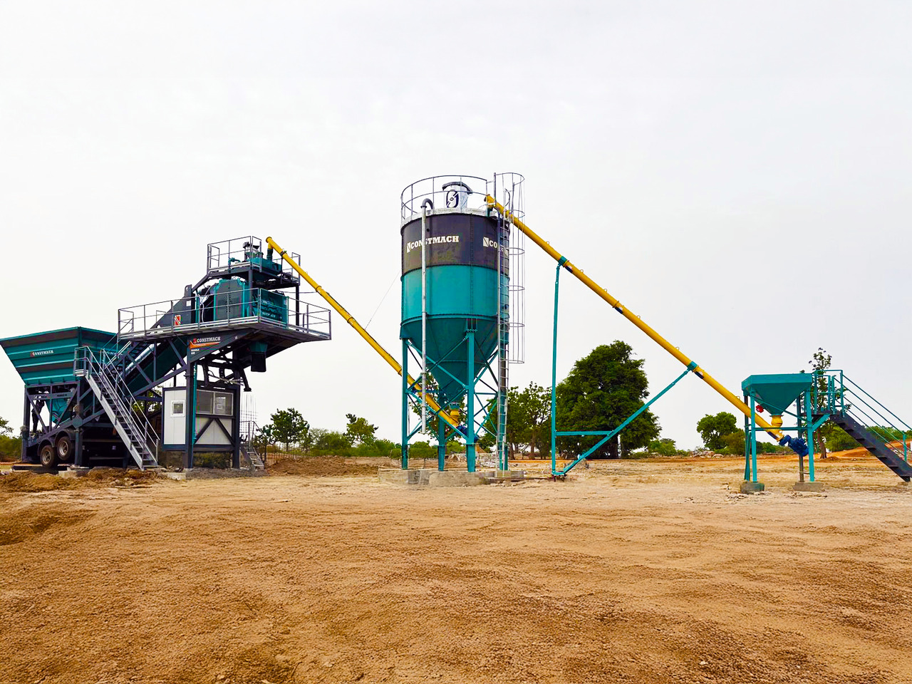 חָדָשׁ מנחית בטון Constmach 60 m³/h Portable Concrete Batching Plant: תמונה 5