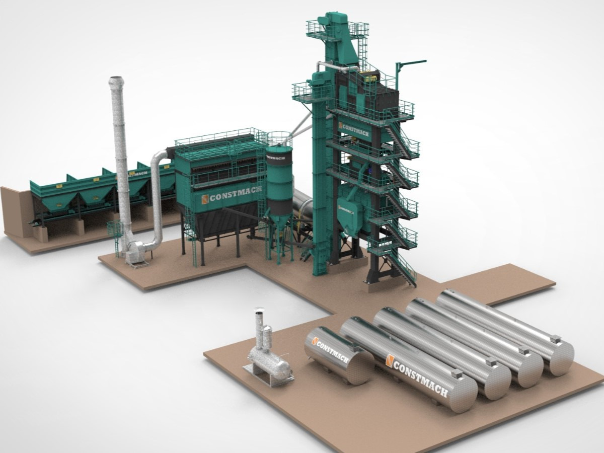 Constmach Centrales D'asphalte Fixes de Type Batch - מנחית אספלט: תמונה 1 Constmach Centrales D'asphalte Fixes de Type Batch - מנחית אספלט: תמונה 1
