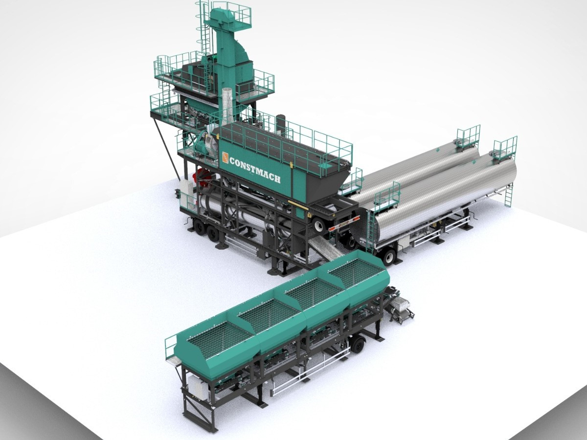 Constmach Centrales D'asphalte Mobiles de Type Batch - מנחית אספלט: תמונה 1 Constmach Centrales D'asphalte Mobiles de Type Batch - מנחית אספלט: תמונה 1