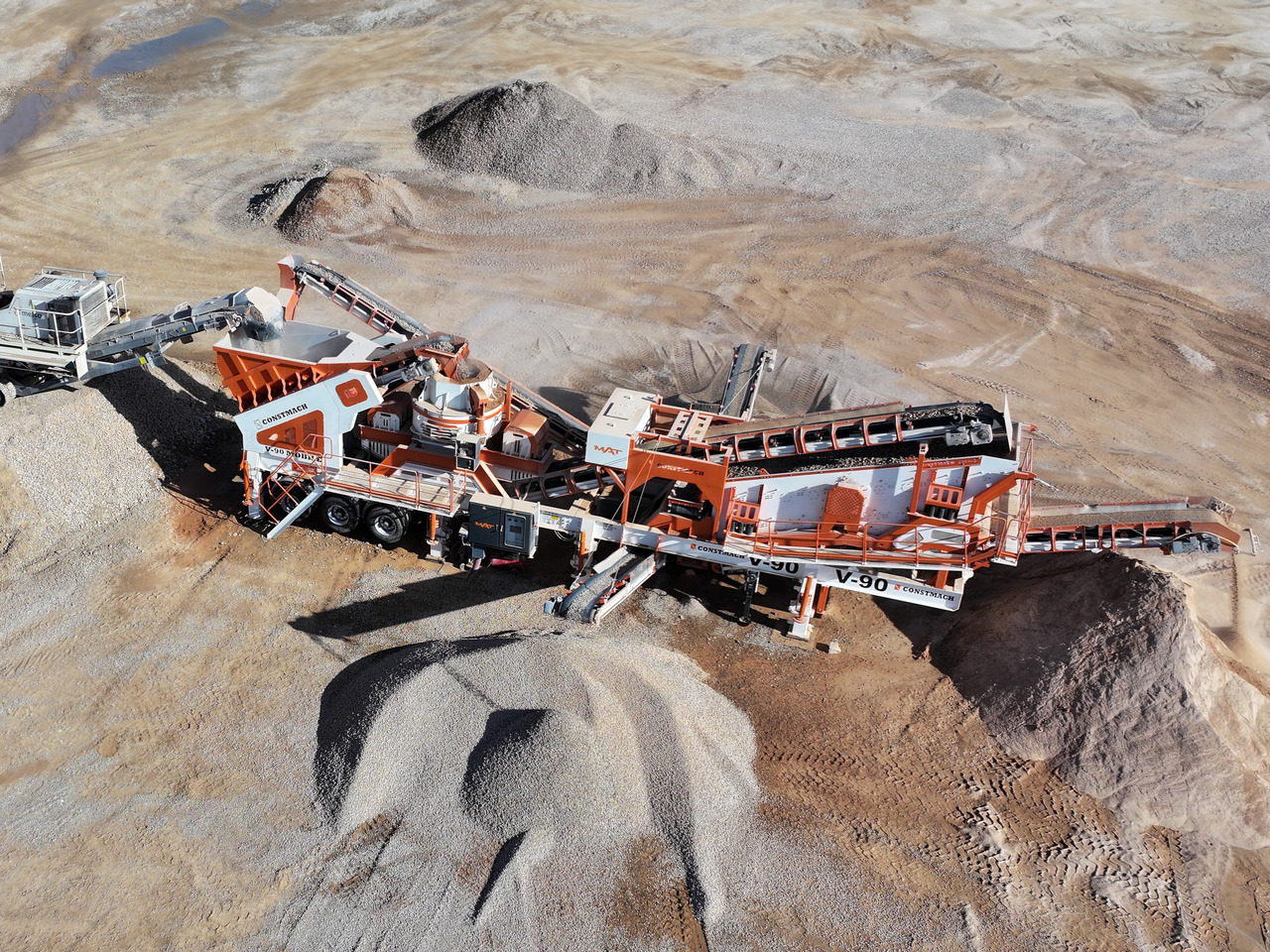Constmach Mobiler Prallbrecher mit vertikaler Welle und einer Kapazität von 250 t/h - מגרסה ניידת: תמונה 3 Constmach Mobiler Prallbrecher mit vertikaler Welle und einer Kapazität von 250 t/h - מגרסה ניידת: תמונה 3