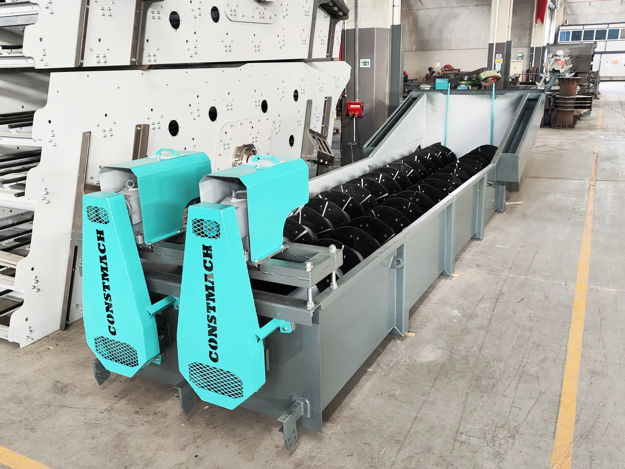 Constmach Screw Sand Washing Machine / Spiral Sand Washing Machine - משקף: תמונה 1 Constmach Screw Sand Washing Machine / Spiral Sand Washing Machine - משקף: תמונה 1