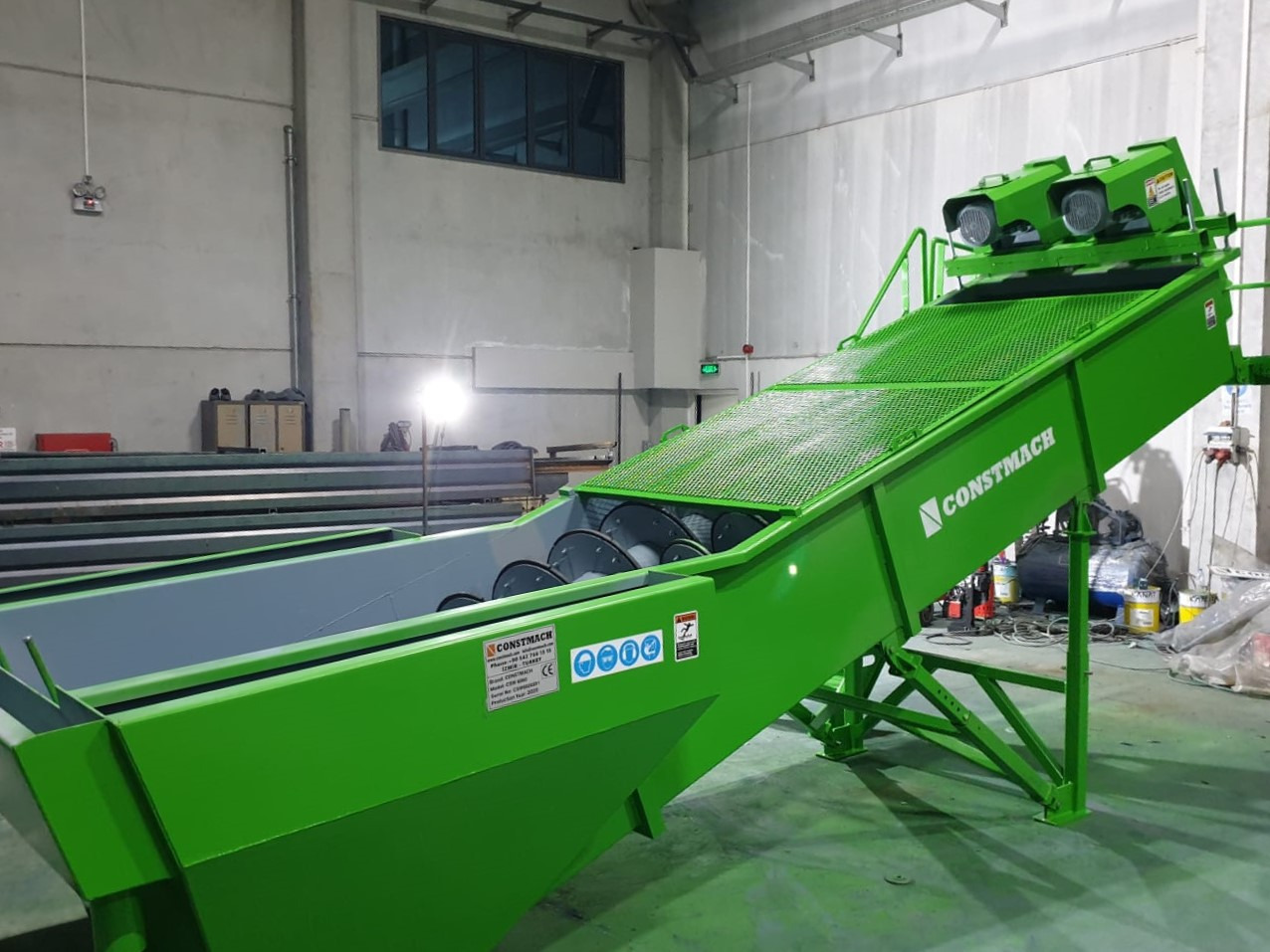 Constmach Screw Sand Washing Machine / Spiral Sand Washing Machine - משקף: תמונה 4 Constmach Screw Sand Washing Machine / Spiral Sand Washing Machine - משקף: תמונה 4