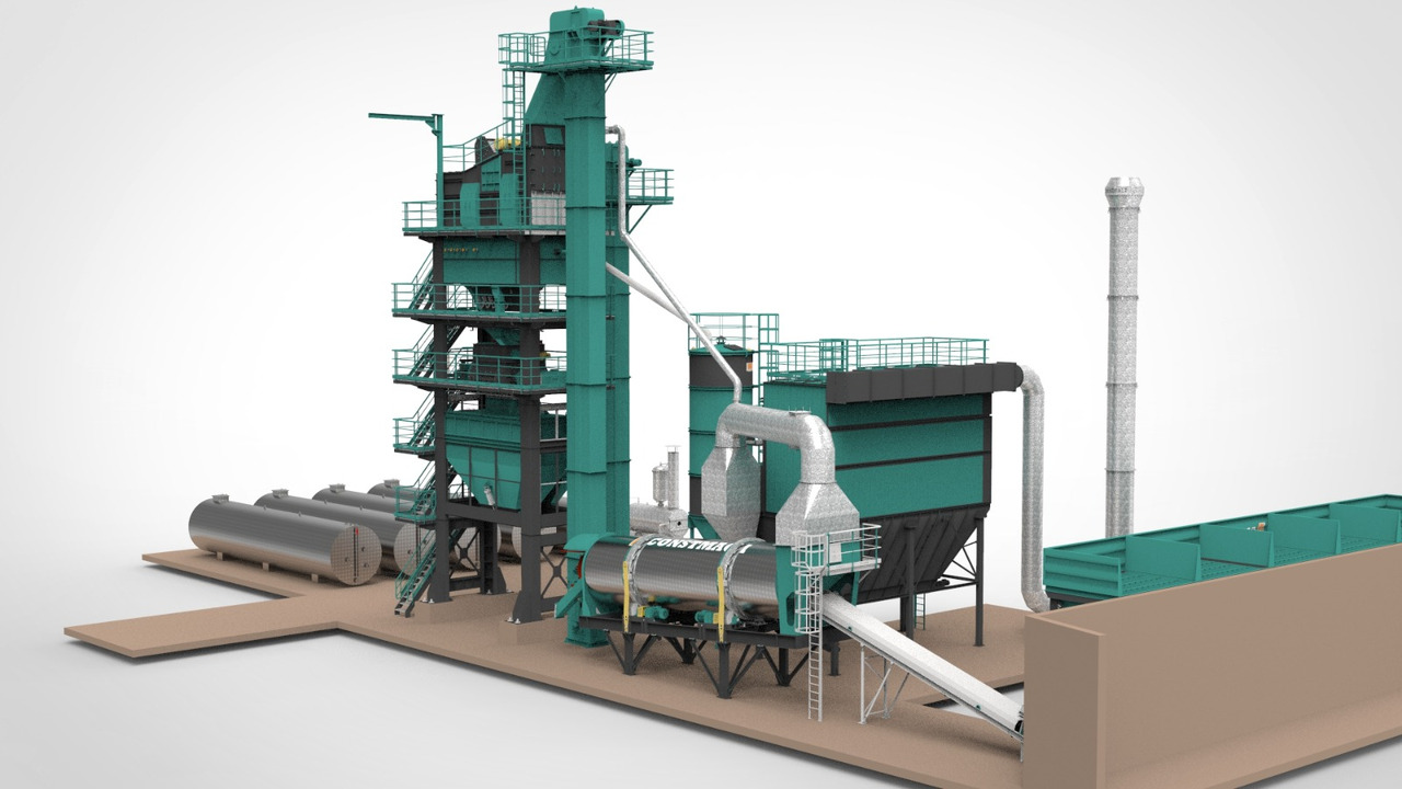 Constmach Stationary Asphalt Plant Delivered in Stock 2 Year Warranty - מנחית אספלט: תמונה 2 Constmach Stationary Asphalt Plant Delivered in Stock 2 Year Warranty - מנחית אספלט: תמונה 2