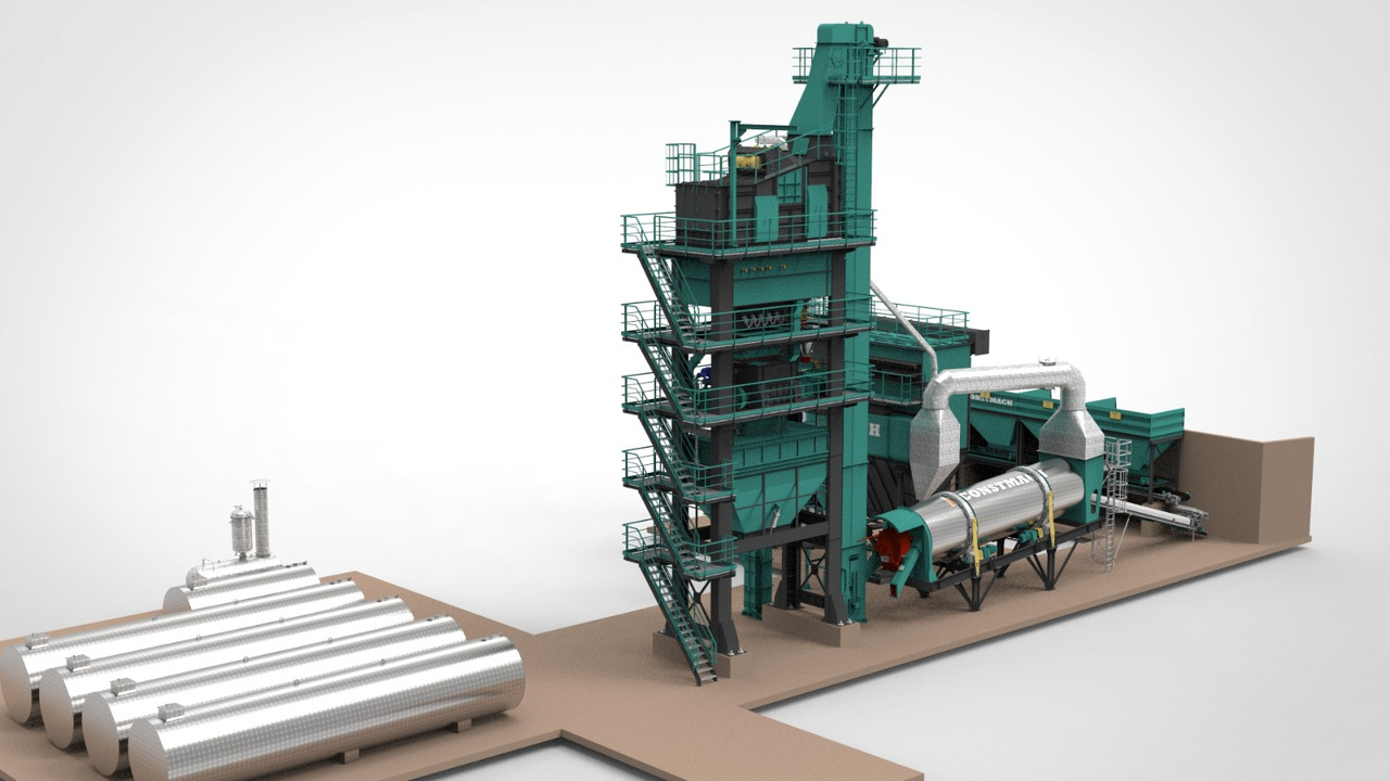 Constmach Stationary Asphalt Plant Delivered in Stock 2 Year Warranty - מנחית אספלט: תמונה 3 Constmach Stationary Asphalt Plant Delivered in Stock 2 Year Warranty - מנחית אספלט: תמונה 3