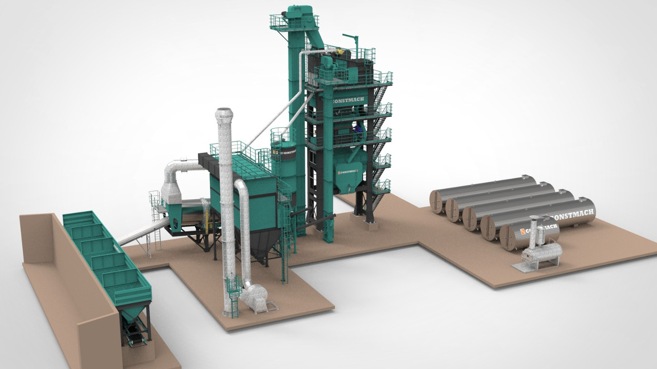 חָדָשׁ מנחית אספלט Constmach Stationary Batch Type Asphalt Plants: תמונה 18