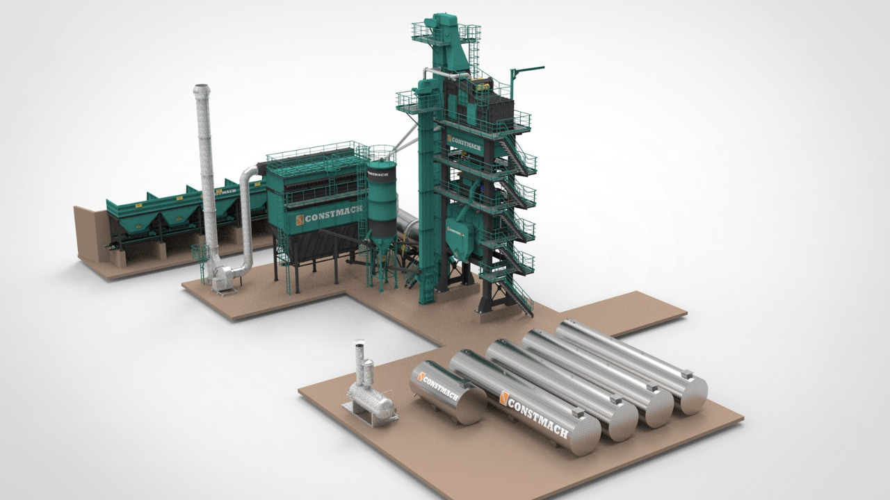 חָדָשׁ מנחית אספלט Constmach Stationary Batch Type Asphalt Plants: תמונה 20