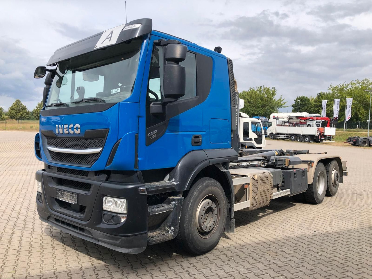 Iveco X-Way 480 Intarder*AHK*Lenk/LiftAchse*Meiller - משאית הרמת וו: תמונה 1 Iveco X-Way 480 Intarder*AHK*Lenk/LiftAchse*Meiller - משאית הרמת וו: תמונה 1