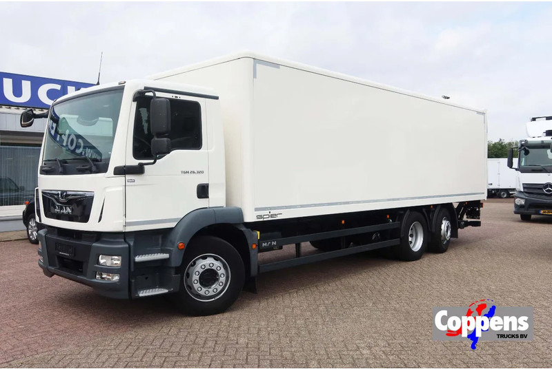 MAN 26.320 TGM Bak+Klep stuur lift as Bar klep 2.000 kg - משאית תיבה: תמונה 1 MAN 26.320 TGM Bak+Klep stuur lift as Bar klep 2.000 kg - משאית תיבה: תמונה 1
