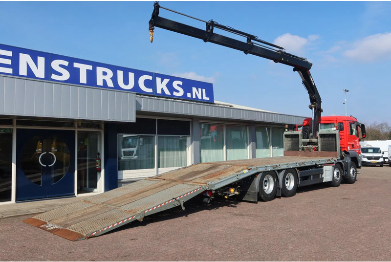MAN TGS 35.360 8x2 Oprijwagen + HIAB 228 E 3 kraan. Radio grafisch + winch - משאית הובלה אוטומטית, משאית מנוף: תמונה 3 MAN TGS 35.360 8x2 Oprijwagen + HIAB 228 E 3 kraan. Radio grafisch + winch - משאית הובלה אוטומטית, משאית מנוף: תמונה 3