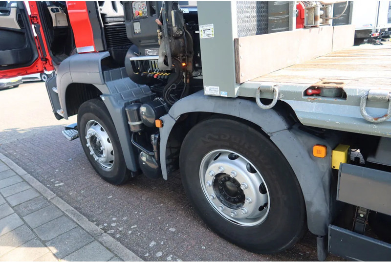 משאית הובלה אוטומטית, משאית מנוף MAN TGS 35.360 8x2 Oprijwagen + HIAB 228 E 3 kraan. Radio grafisch + winch: תמונה 19